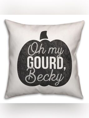 Sir Mix-A-Lot Baby Got Back Halloween / Fall Accent Pillow